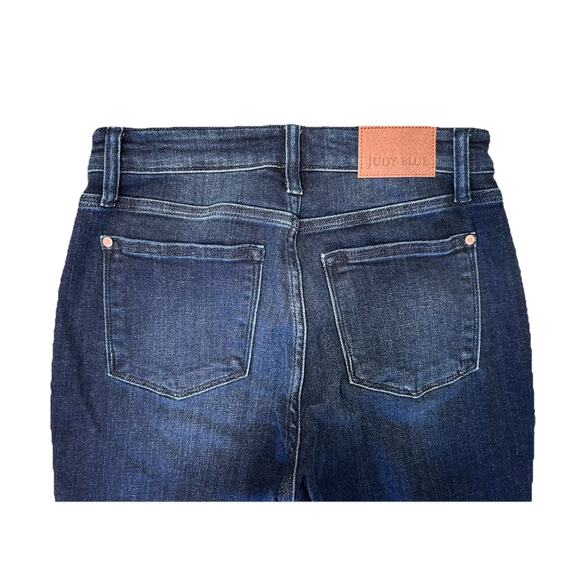 Judy Blue Dark Wash Boyfriend Fit Denim Jeans 3/26 Stretch (28x29.5) - Picture 6 of 6